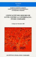 L'EFFICACITÉ DES MESURES DE LUTTE CONTRE LA CONTREFAÇON : ÉTUDE COMPARÉE