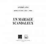 Un mariage scandaleux