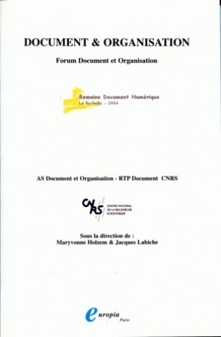 DOCUMENT ET ORGANISATION