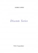 Discrete Series