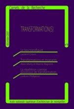 Transformation(s), carnet de la recherche n°1