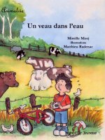 Un veau dans l'eau