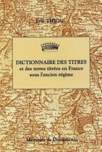 Dictionnaire titres et terres titrées AR