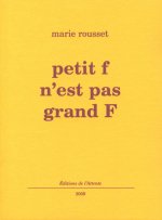 Petit f n'est pas grand F