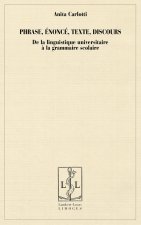 Phrase, énoncé, texte, discours - de la linguistique à la grammaire scolaire