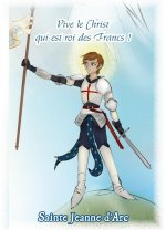 Images saintes Jeanne d'Arc par lot de 10