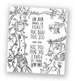La forêt Toc Bou Toc Zoï - coloriage