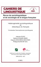 Cahiers de linguistique