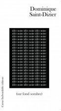 IDEES NOIRES (SUR FOND SOMBRE)