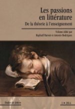 ETUDES DE LETTRES, N 295, 01-2014. LES PASSIONS EN LITTERATURE. DE LA  THEORIE A L'ENSEIGNEMENT