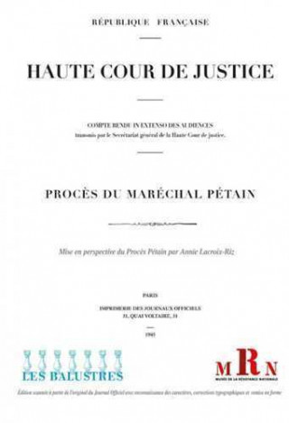 Procès du Maréchal Pétain