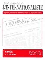 L'Internationaliste, recueil 2010. Journal d'analyse marxiste, n°119-130