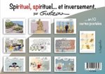 10 cartes postales en pochette : Spirituel, spirituel... et inversement