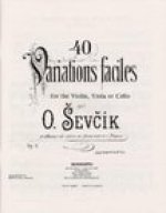 SEVCIK VIOLIN STUDIES: 40 VARIATIONS PIANO ACCOMPANIMENT
