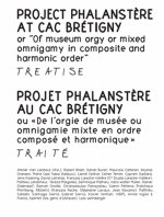 Projet Phalanstère au CAC Brétigny - ou « De l'orgie de musée ou omnigamie mixte en ordre composé et