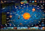 Carte Du Système Solaire - Sans Barres (Plast.138X