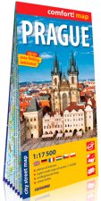Prague 1/17.500 (carte grand format laminée - plan de ville) - Anglais