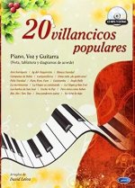 20 VILLANCICOS POPULARES PIANO, VOIX, GUITARE+CD