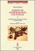 SCRITTI DI ANTROPOLOGIA CULTURALE