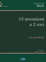 JOHANN SEBASTIAN BACH: 15 INVENZIONI A 2 VOCI, PER PIANOFORTE PIANO