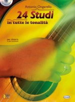 24 STUDI IN TUTTE LE TONALITA PER CHITARRA O ALTRI STRUMENTI +CD