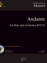 WOLFGANG AMADEUS MOZART: ANDANTE FOR FLUTE AND ORCHESTRA KV 315 +CD-ROM