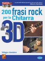 200 FRASI ROCK PER CHITARRA IN 3D +CD+DVD