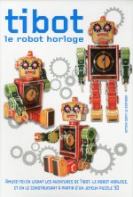 Tibot Le robot horloge - Puzzle 3D