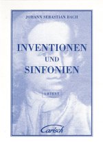 JOHANN SEBASTIAN BACH: INVENTIONEN UND SINFONIEN, FOR CEMBALO PIANO