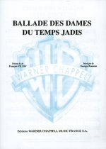 GEORGES BRASSENS: BALLADE DES DAMES DU TEMPS JADIS