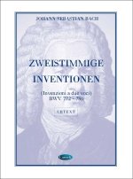 JOHANN SEBASTIAN BACH: ZWEISTIMMIGE INVENTIONEN (INVENZIONI A 2 VOCI) BWV 772-786, FOR CEMBALO PIANO