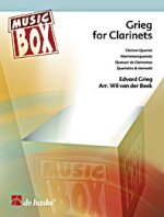 GRIEG FOR CLARINETS CLARINETTE -PARTITION+PARTIES SEPAREES