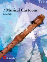 7 MUSICAL CARTOONS FLUTE A BEC -PARTITION+PARTIES SEPAREES