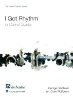 I GOT RHYTHM CLARINETTE -PARTITION+PARTIES SEPAREES