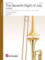 THE SEVENTH NIGHT OF JULY MUSIQUE D'ENSEMBLE -PARTITION+PARTIES SEPAREES