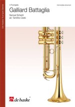 GALLIARD BATTAGLIA TROMPETTE -PARTITION+PARTIES SEPAREES