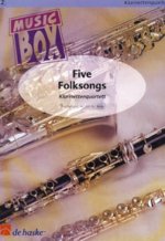 FIVE FOLKSONGS CLARINETTE -PARTITION+PARTIES SEPAREES