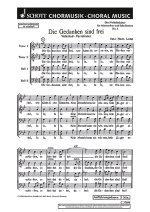 DREI VOLKSLIEDSATZE CHANT