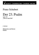 DER 23. PSALM OP. 132 CHANT