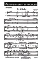 DER 23. PSALM OP. 132 CHANT