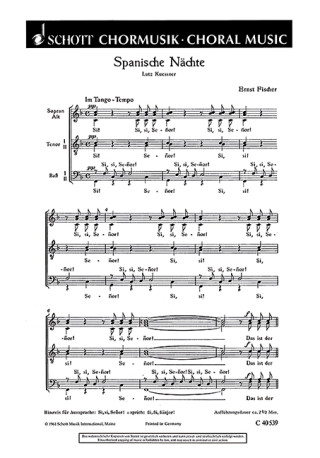 TANZLIEDER