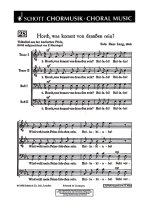 HORCH, WAS KOMMT VON DRAUSEN REIN? CHANT