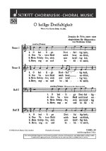 O HEILIGE DREIFALTIGKEIT CHANT