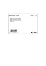 SONATA A MINOR OP. 34/6 -ENSEMBLE DE PARTITIONS