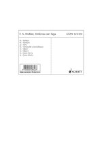 SYMPHONY WITH FUGUE G MINOR MUSIQUE D'ENSEMBLE-ENSEMBLE DE PARTITIONS
