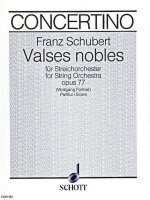 VALSES NOBLES OP. 77 D 969 ORCHESTRE