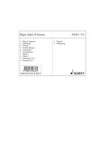 SALUT D'AMOUR OP. 12