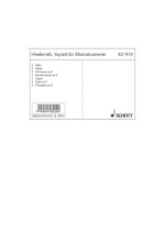 WIND SEPTET CLARINETTE-ENSEMBLE DE PARTITIONS