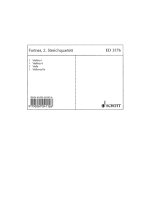 2. STRING QUARTET MUSIQUE D'ENSEMBLE-ENSEMBLE DE PARTITIONS