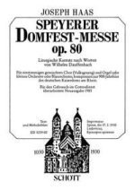 SPEYERER DOMFESTMESSE OP. 80 ORCHESTRE